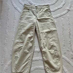 Twill Barrel Pant